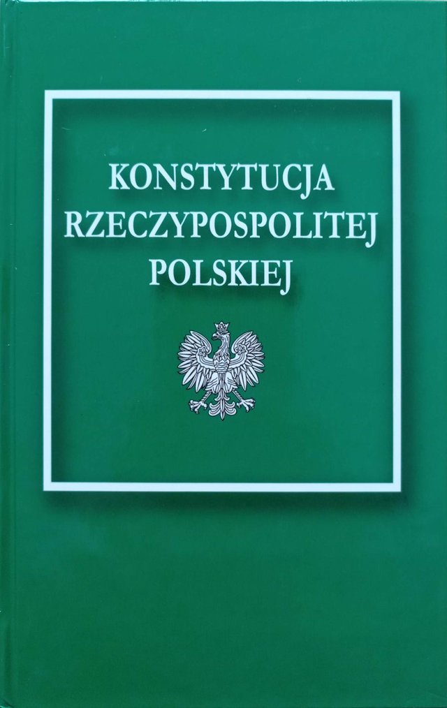 Konstytucja Rzeczypospolitej Polskiej z autografem Marszałka Senatu RP prof. Tomasza Grodzkiego