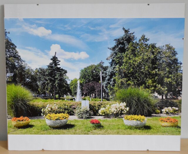 Zdjęcie w antyramie (wym. 60x50cm): Plac Wolności w Kościanie, Autor: Jacek Olejniczak