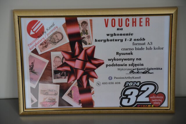 Voucher na wykonanie karykatury od Passion Art by Kamil