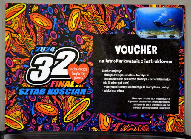Voucher na IntroNurkowanie z instruktorem płetkonurkowania Łukaszem Harykiem