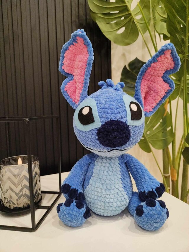 Maskotka Stitch wykonana metodą szydełkową przez Bogumiłę Karolczak - Bogumisiowe Love