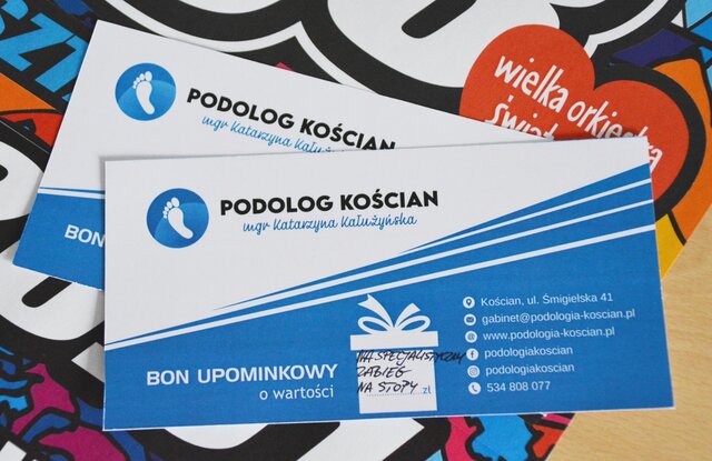 Bon upominkowy - Podolog Kościan - mgr Katarzyna Kałużyńska