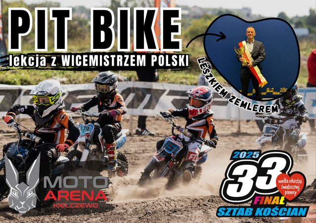 Vouchery na lekcje z wicemistrzem Polski Leszkiem Zemlerem - PIT BIKE