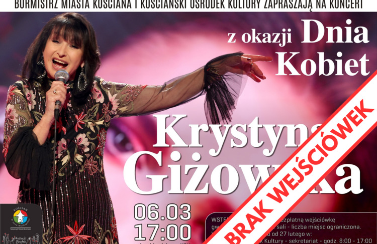 Krystyna Giżowska - koncert z okazji Dnia Kobiet