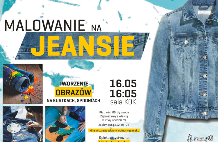 Malowanie na jeansie - ZMIANA TERMINU