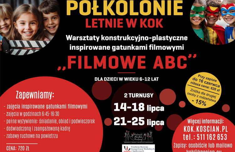 Półkolonie letnie w KOK - 2025