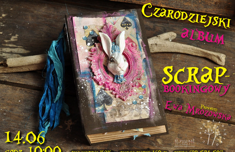Czarodziejskie warsztaty - album scrapbookingowy