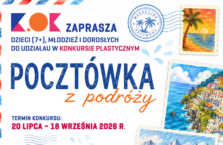 Konkurs plastyczny „Pocztówka z podróży”