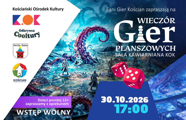 Wieczór Gier Planszowych w październiku